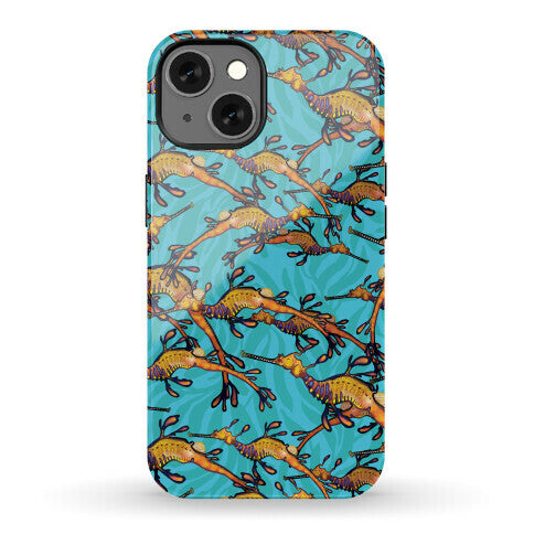 Weedy Sea Dragon Nautical Pattern Phone Case