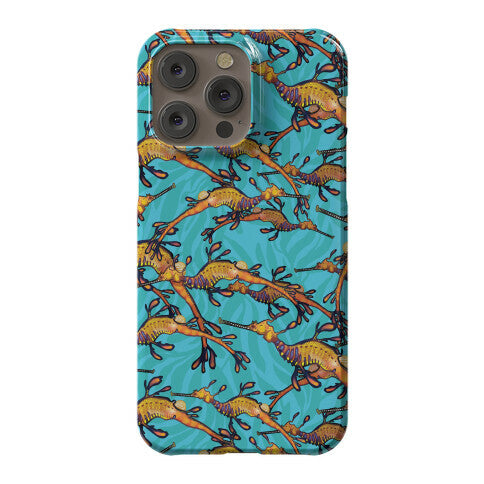 Weedy Sea Dragon Nautical Pattern Phone Case