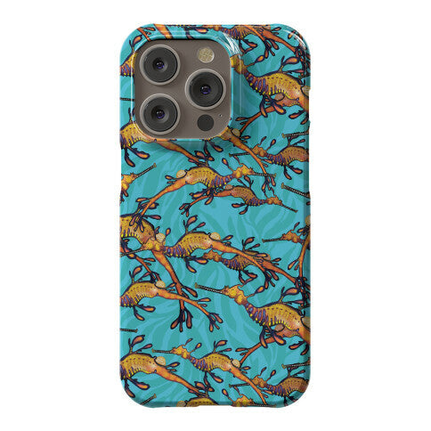 Weedy Sea Dragon Nautical Pattern Phone Case