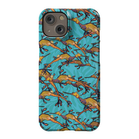 Weedy Sea Dragon Nautical Pattern Phone Case