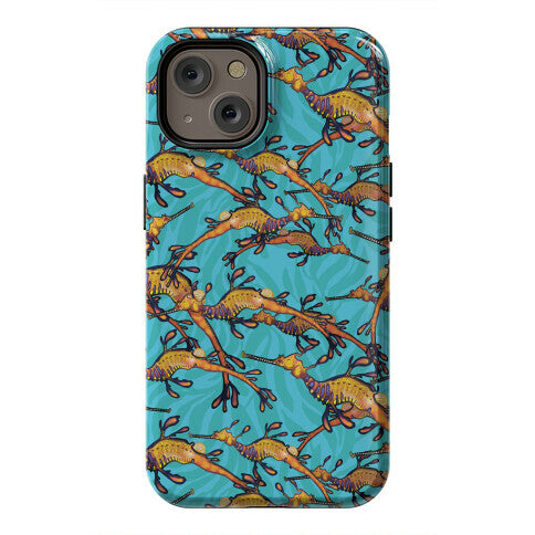 Weedy Sea Dragon Nautical Pattern Phone Case