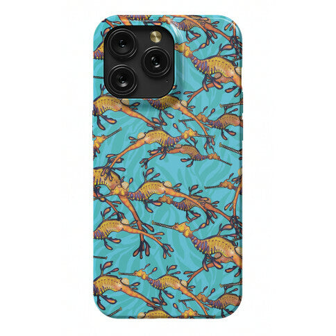 Weedy Sea Dragon Nautical Pattern Phone Case