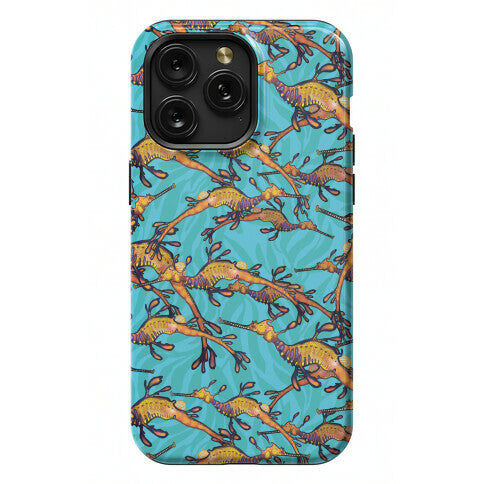 Weedy Sea Dragon Nautical Pattern Phone Case