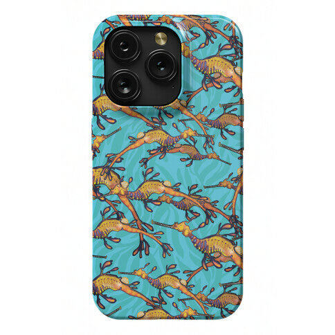Weedy Sea Dragon Nautical Pattern Phone Case
