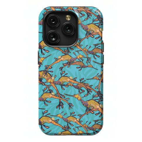 Weedy Sea Dragon Nautical Pattern Phone Case