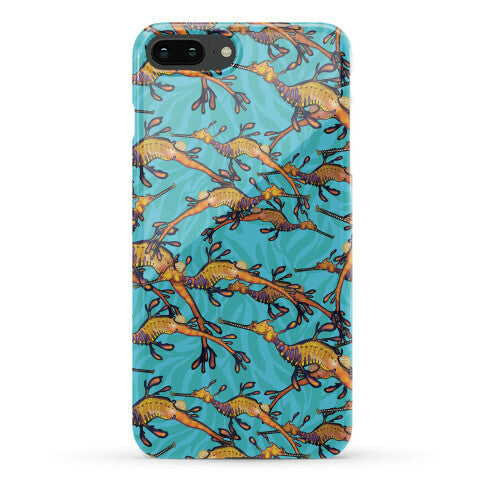 Weedy Sea Dragon Nautical Pattern Phone Case