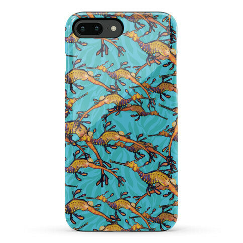 Weedy Sea Dragon Nautical Pattern Phone Case