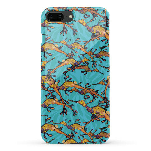 Weedy Sea Dragon Nautical Pattern Phone Case