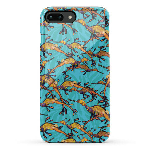 Weedy Sea Dragon Nautical Pattern Phone Case