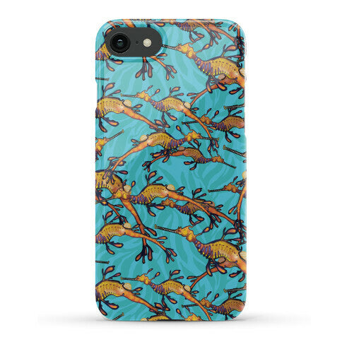 Weedy Sea Dragon Nautical Pattern Phone Case