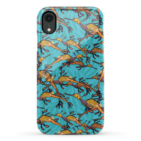Weedy Sea Dragon Nautical Pattern Phone Case