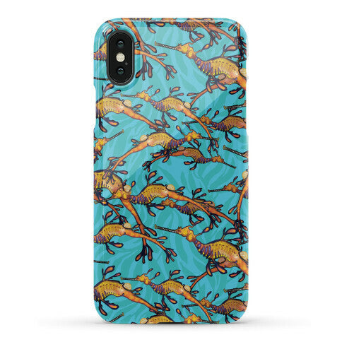 Weedy Sea Dragon Nautical Pattern Phone Case