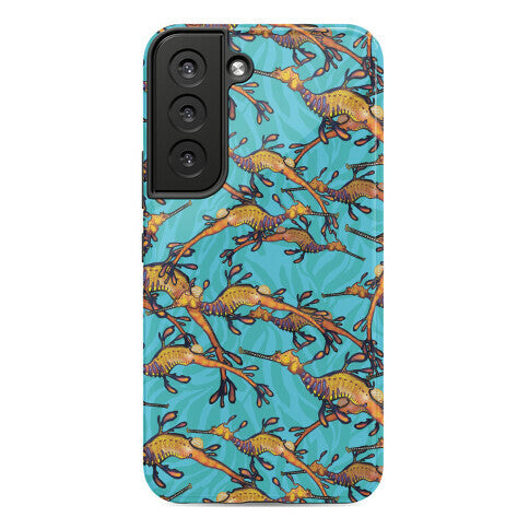 Weedy Sea Dragon Nautical Pattern Phone Case
