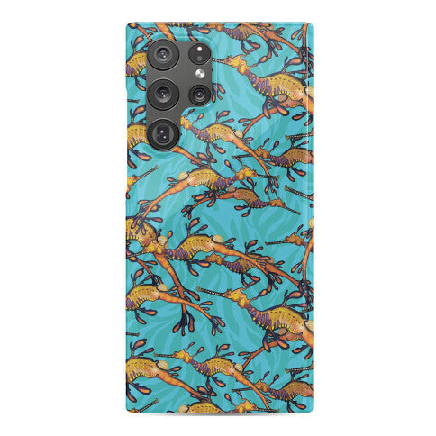 Weedy Sea Dragon Nautical Pattern Phone Case