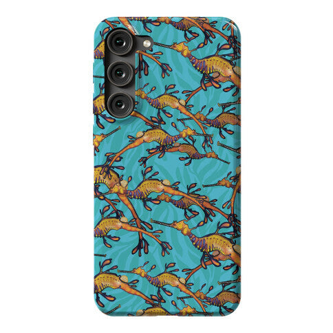 Weedy Sea Dragon Nautical Pattern Phone Case