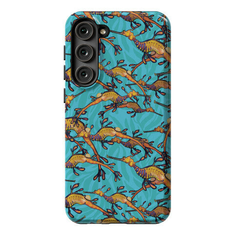 Weedy Sea Dragon Nautical Pattern Phone Case