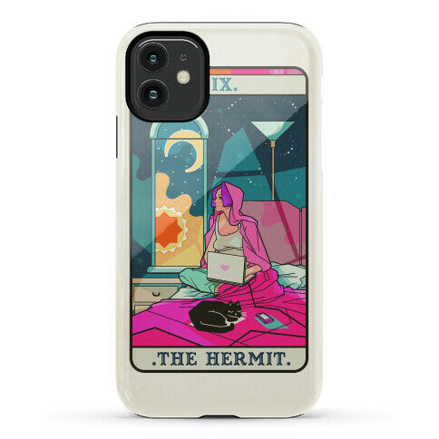 Hermit Tarot Card Phone Case