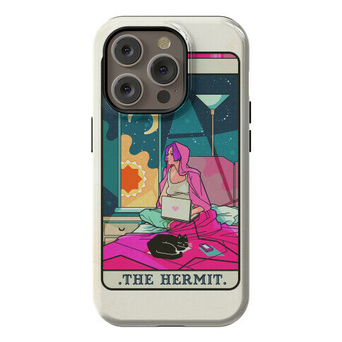 Hermit Tarot Card Phone Case