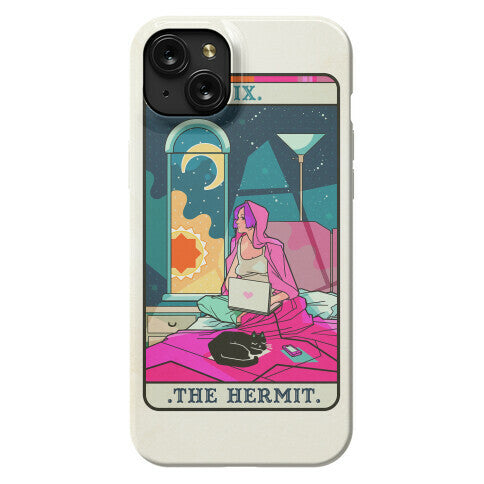 Hermit Tarot Card Phone Case