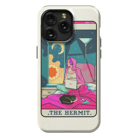 Hermit Tarot Card Phone Case