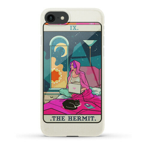 Hermit Tarot Card Phone Case