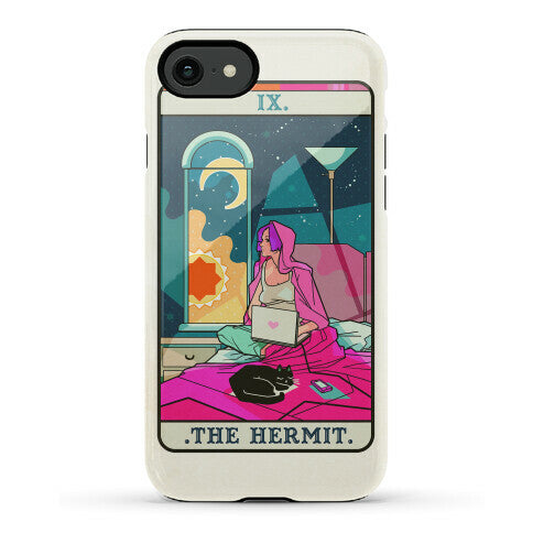 Hermit Tarot Card Phone Case