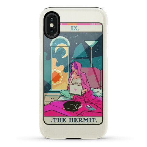 Hermit Tarot Card Phone Case