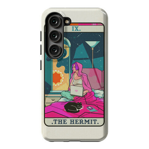 Hermit Tarot Card Phone Case