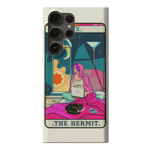 Hermit Tarot Card Phone Case