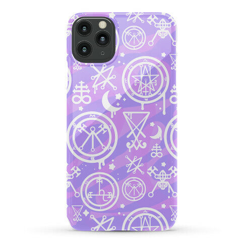 Pastel Goth Demon Sigil Pattern Phone Case