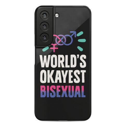 World's Okayest Bisexual Phone Case
