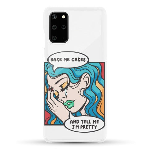Bake Me Cakes And Tell Me I'm Pretty Comic Girl Phone Case