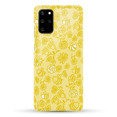 Bee And Flower Pattern Phone Case