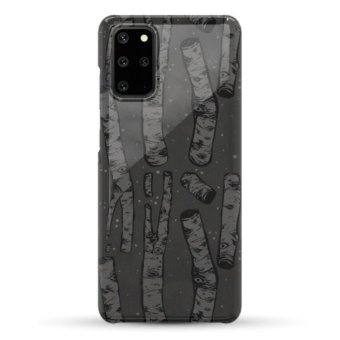 Birch Trees and Runes Phone Case