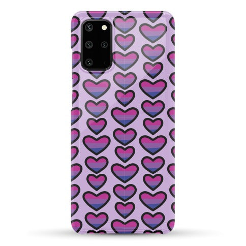 Bisexual Hearts Pattern Phone Case