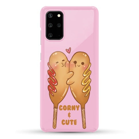Corny and Cute (pink) Phone Case