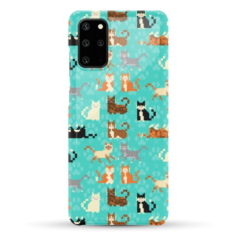 Cute Pixel Kitty Cats Phone Case