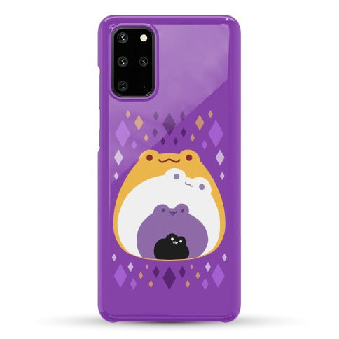 Frogs In Frogs In Frogs Nonbinary Pride Phone Case