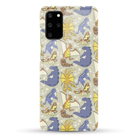 Godzilla and Friends Pattern Phone Case