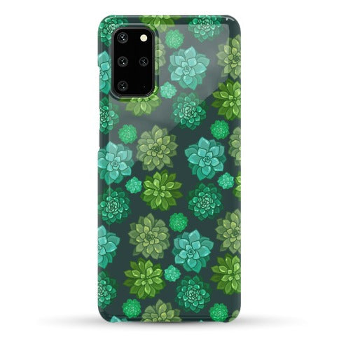 Green Succulent Pattern Phone Case