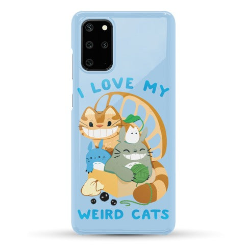 I love my weird cats Phone Case