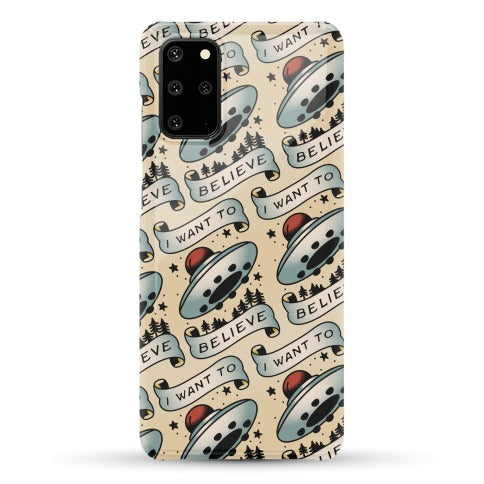 I Want to Believe (Old School Tattoo) Phone Case