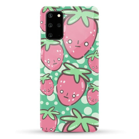 Indifferent Strawberries Phone Case