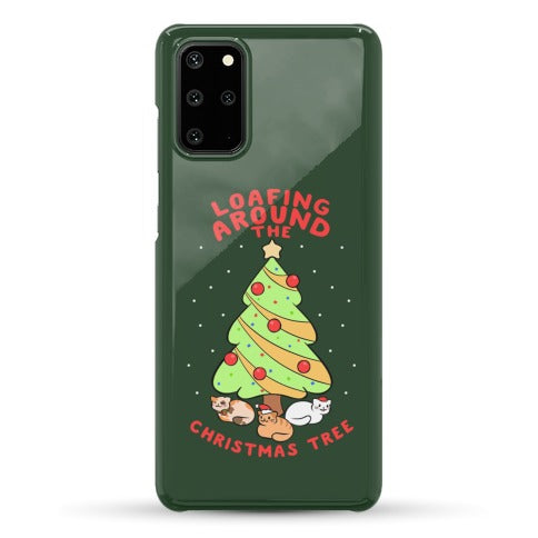 Loafing Around The Christmas Tree Phone Case