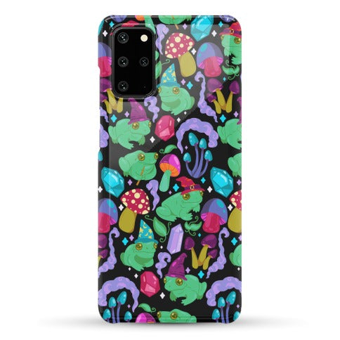 Magical Mushroom Frogs Pattern Phone Case