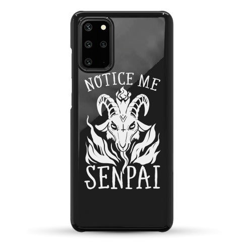 Notice Me Senpai! (Baphomet) Phone Case
