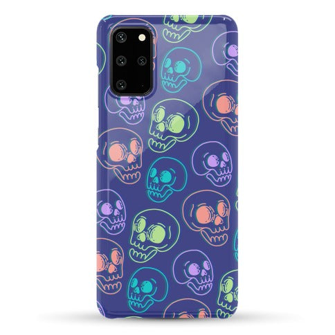Pastel Skulls Glitch Phone Case