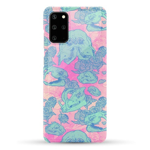 Skulls and Flowers Phone Case