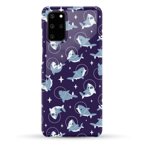 Space Shark Pattern Phone Case