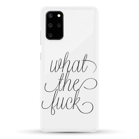 WTF Live Laugh Love Script Parody Phone Case